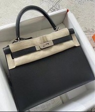 (sold)🎠✨Hermes Kelly 28 黑銀 Sellier Epsom✨🎠