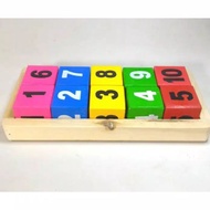 Square Number Blocks, Square Alphabet Letter Blocks, Square Hijaiyah Letter Blocks