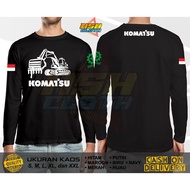 Komatsu Heavy Equipment Excavator Long Sleeve T-shirt
