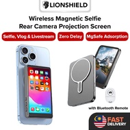 (MY) LionShield Wireless Magnetic Selfie Rear Camera Projection Screen for Selfie / Vlog / Live Stre