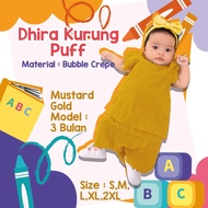 Dhira Kurung Puff Baby Baju Raya 2023 / Emboidery Crepe/Buble cotton/Italian crepe