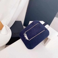 【Pawnable】 APM Monaco Silver Set with Crystal Diamond Crocodile Necklace