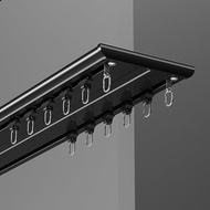 Ceiling Curtain Track Double Row Ceiling Curtain Track Ceiling Mount Double Curtain Tracks Easy to I