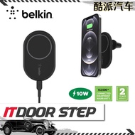 utility ☸BELKIN WIC004btBK-NC BOOST↑CHARGE Magnetic Wireless Car Charger 10W (Cigarette Lighter Adap