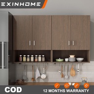 EXINHOME Kitchen Cabinet Hanging Cabinet Wooden Wall Cabinet Cupboard for Kitchen Bathroom