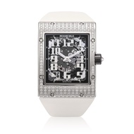 Richard Mille Richard Mille (Reference RM016). A white gold and diamond-set automatic skeletonised w