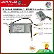 HP PRODESK 400 800 G1 751886-001 702309-002 PS-4241-2HF1 POWER SUPPLY 240W [USED]