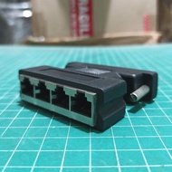 DB37 Female to RJ45 4 Port Connector Series DB37 to RJ45 Adapter Connector