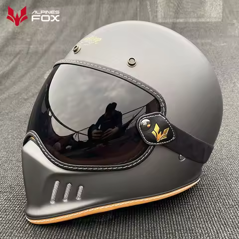 Windproof Motorcycle Helmet Goggles Windshield Retro Bubble Visor Lens Fit For SHOEI EX-ZERO/RYMIC R