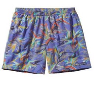 Patagonia Bird of Paradise Floral Baggies Short 5吋短褲 海灘褲 天堂鳥