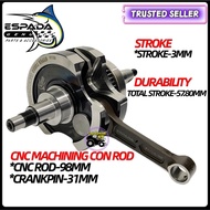 RS150 JET UP 3MM CRANKSHAFT CRANK SHAFT ESPADA