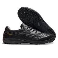 Mizuno New Morera Plum Kangaroo Morelia Low-top Sports Training M8 Football Shoes Tf Wear-resistant 