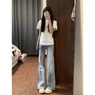 2026 New Style Ladies Flared Pants All-Match Flared Pants American Flared Pants Hot Girl Style Flare