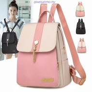 Beg Sandang Wanita Bag Pack Women Travel Backpack Women Beg Pack Nylon Waterproof Anti Theft Casual 