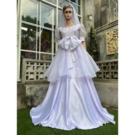 PUTIH White wedding ceremony dress