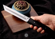 มีดซามูไรล่าสัตว์มีด Tantoสไตล์ญี่ปุ่น รุ่นD2 Blade Full Tang Survival Camping