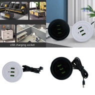 All Double USB Charging Adapter Desk Power Socket 170CM Cord Recessed Outlet Type B Plug For Home Of