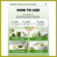◬ ◧ ♣ Weekit7 Barley Grass Powder Original Natural Organic Herbal Nation Barley Juice FDA Approved