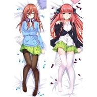 The Quintessential Quintuplets Nakano Nino Nakano Miku Dakimakura Anime Body Pillow 2 Side Print Cus