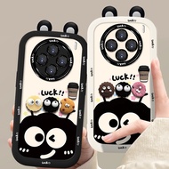 适用vivox300手机壳煤球公仔s30pro新款x200/100镜头全包s20/s19防摔y78创意s18个性iqoo13卡通neo10女保护套