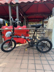 三摺單車 Java Neo 20寸全黑 鋁架 9速 齊配件
