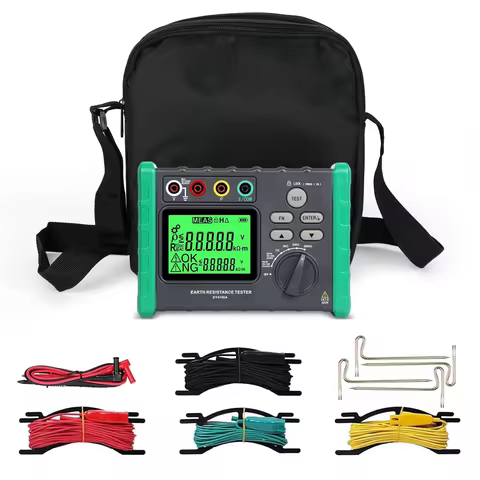 DY4100A / DY4100B Digital Earth Ground Resistance Meg-ohmmeter 0-2000 Ohm Instruments Inspection Ele