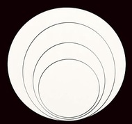 BIGIMALL 2MM White Opaque Acrylic Sheet Circle Perspex Plexiglass [Diameter : 6 Inch, 8 Inch, 10 Inch, 12 inch ] (Combo [6 + 8 + 10 + 12] INCHES)