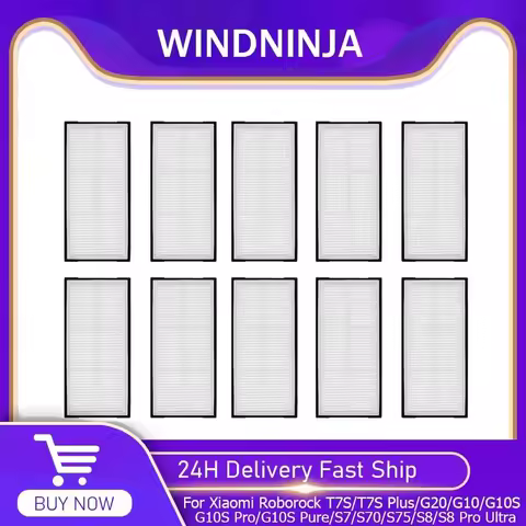 Filter HEPA Part For Roborock S7/S7 MaxV Ultra/S8 Pro Ultra/T7S/G10S PRO/G10S Pure/G20/S70/S75 Robot