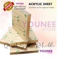 12 inci x 24 inci acrylic sheet, plastik saiz 12" x 24"