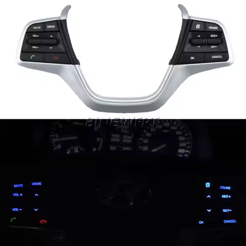 Cruise Control Steering Wheel Telephone Buttons for Hyundai Accent 2018-2023 Nitra Solaris 1.6 2016-
