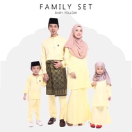 Baju Melayu Soft Yellow | Baju Melayu Baby Yellow | Teluk Belanga | Baju Melayu Kuning Cair | Baju M