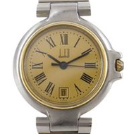 Dunhill Millennium 女士手錶，不銹鋼鍍金石英機芯，模擬顯示，金色錶盤 [二手]