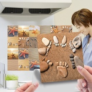 ET179  Mosaic Tile Stickers Antique Tile Self-Adhesive Tile Stickers Retro Wall Stickers Waterproof 