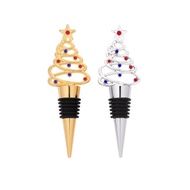 Christmas Tree Creative Red Wine Stopper Safe Sealed Fresh-Keeping Wine Bottle Stopper Wine Christma