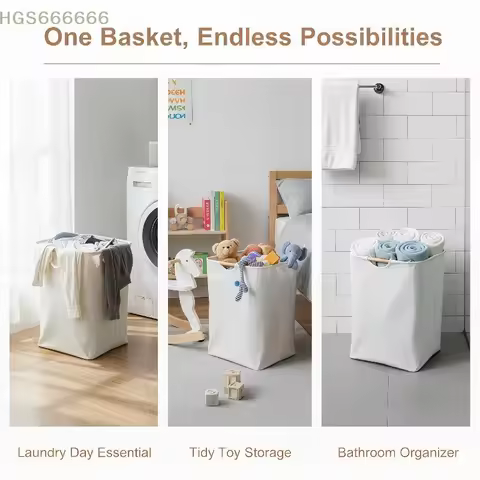 Large Capacity Storage Basket Dirty Clothes Storage Basket Large Laundry Hamper Home Folding Laundry