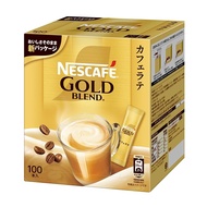 [Direct from Japan]Nescafe CCM [Large capacity] 100 sticks of Nescafe Gold Blend coffee [Cafe Latte] [Olé