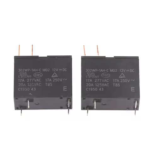 Hot Sale 2 PCS 12V Relay 302WP-1AH-C M02 12VDC 4Pins For Microwave Oven
