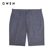 OWEN - Quần short Slim Fit ST231809 màu Ghi chất liệu Polyester-Rayon-Spandex