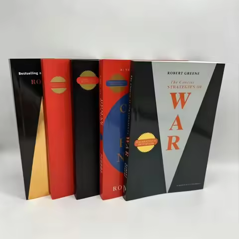 5pcs Books The Concise 48 Laws Of Power The Concise Laws of Human Nature The Art of Seduction Master