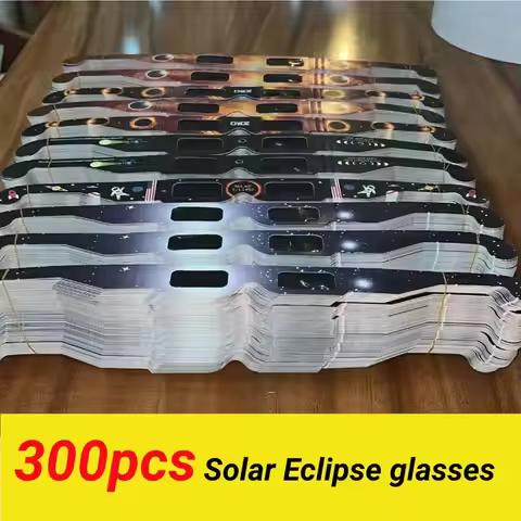 100/300PCS Paper Solar Eclipse Glasses Safe And High Quality Glasses Wholesale For Men And Women Oct