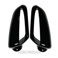 Black Side Wing Mirror Caps for Audi A3 S3 8P 8PA A4 B7 B6 A6 S6 4F C6 1:1 replacement covers (Gloss