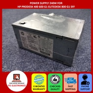 HP PRODESK 400 600 G1 ELITEDESK 800 G1 SFF 240W PSU DPS-240AB-3B POWER SUPPLY 702307-002 751884-001 