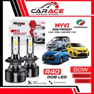 SHUTTLE LAB LED Perodua Myvi 2005-2017 Icon Lagi Best H4 H11 9005/HB3 Car LED Headlight Bulb Headlam