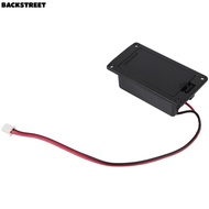 BACKSTREET ​Battery Holder ​, 9V Battery Compatible​ Battery Compartment​ ​Guitar Battery ​, ​Black 