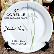 9" CORELLE USA SHADOW IRIS MICROWAVABLE PLATE • Japan Surplus