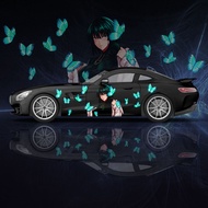 ☼Fubuki Kawaii Anime Girl 2pcs Car Sticker for Universal Large Car Decal Car Sticker for Car Sti -7