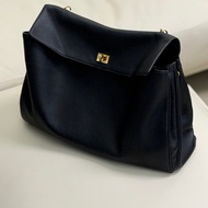 Balenciaga 黑金大號Rodeo 手提肩背包