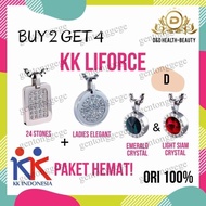 Diskon Promo! Buy 2 Get 4 Kalung Kk Liforce 24 Stones + Le / Ori 100%