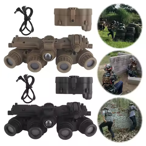 GPNVG 18 Night Goggle Helmet Binocular Model Four-Eye Night Device Model Dummy Binoculars for Cospla