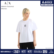 Armani Exchange เสื้อยืดผู้หญิง รุ่น XW001182-AF15085-U0002 - สีออฟไวท์